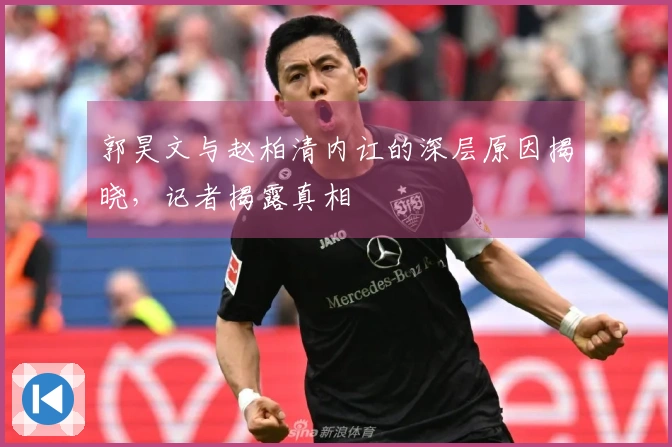郭昊文与赵柏清内讧的深层原因揭晓，记者揭露真相